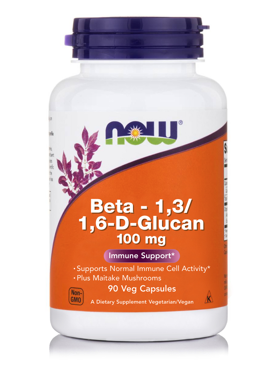 NOW BETA 1.3/1.6 GLUCAN 100MG 90 VCAPS