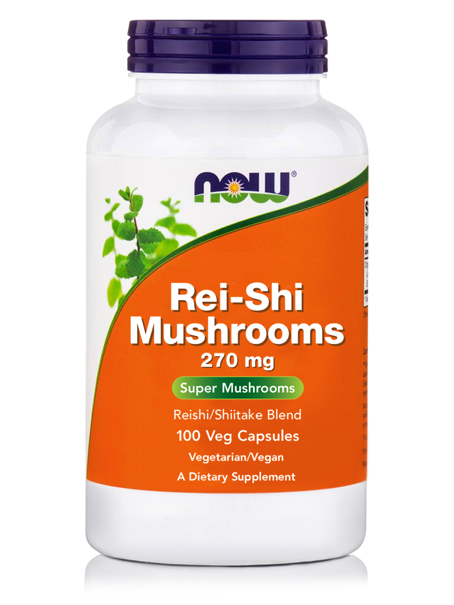 NOW REI-SHI MUSHROOMS 270 MG 100 CAPS  