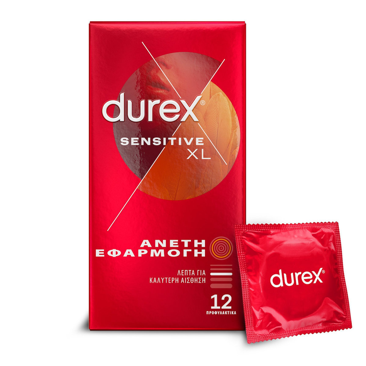 Durex Προφυλακτικά Real Feel χωρίς Λάτεξ Κανονική Εφαργμογή 12τμχ