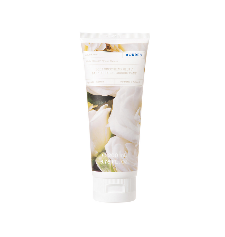 Korres Body Smoothing White Blossom Ενυδατική Lotion Σώματος με Άρωμα Πούδρα 200ml