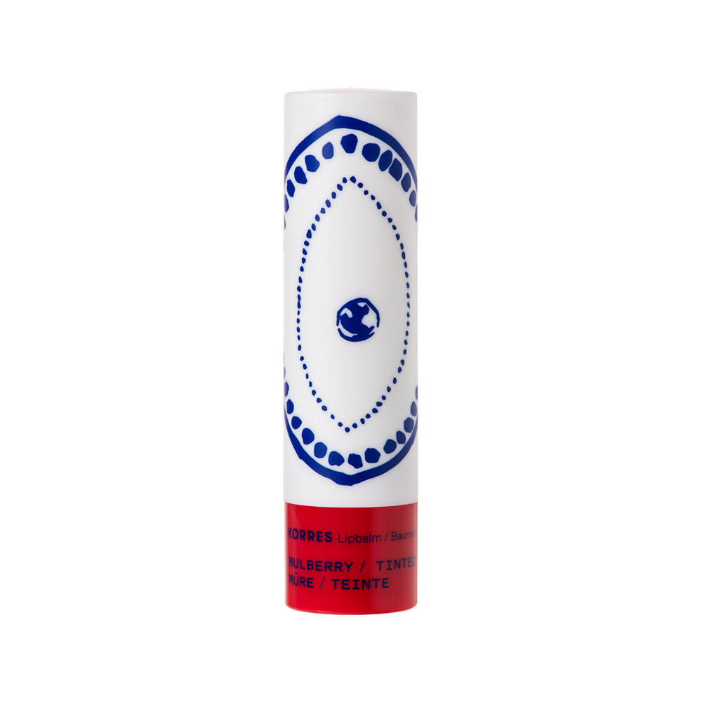 Korres Lip Balm με Χρώμα Mulberry Tinted Mούρο 4.5gr