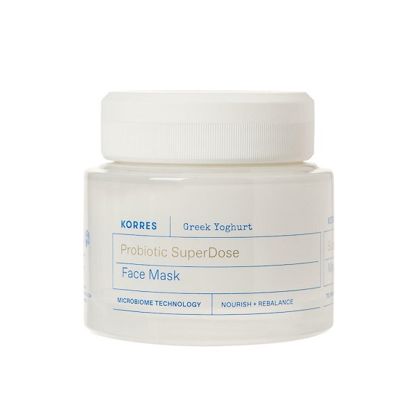 Korres Greek Yoghurt Probiotic Superdose Μάσκα Προσώπου για Ενυδάτωση 100ml