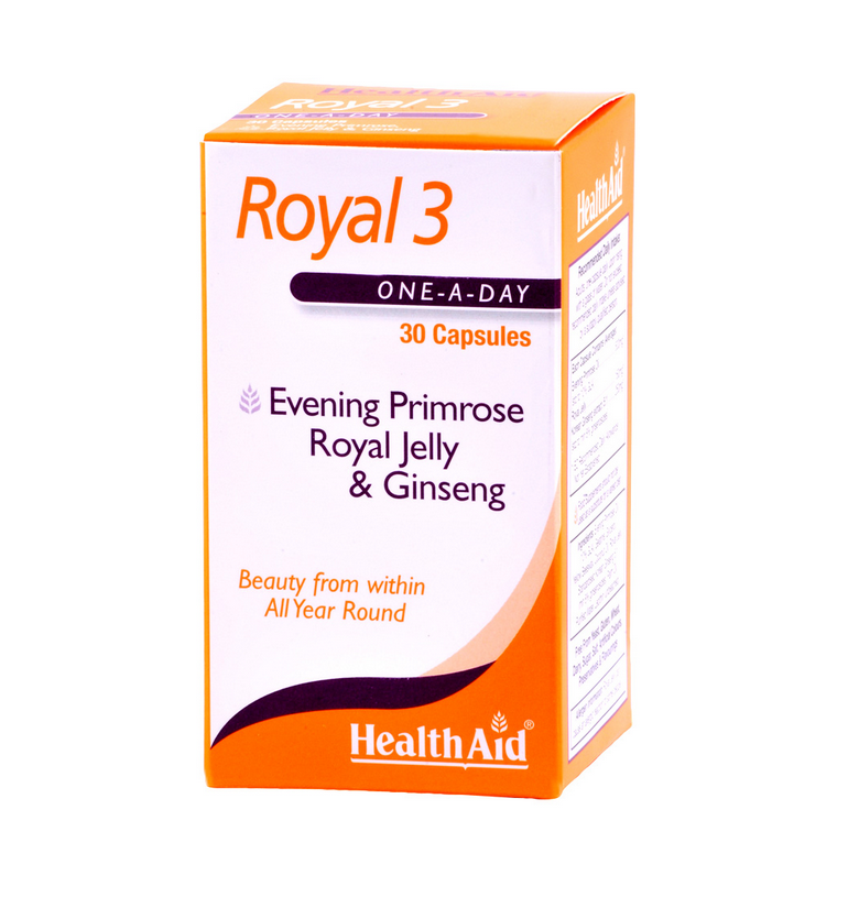 Health Aid Royal 3 Βιταμίνη για Ενέργεια & Ανοσοποιητικό 30 κάψουλες