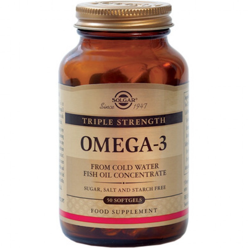 Solgar Triple Strength Omega 3 Ιχθυέλαιο 50softgels