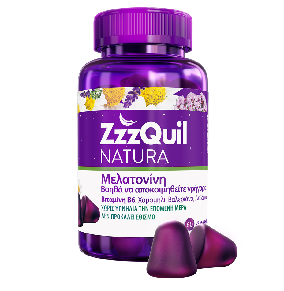 ZZZQUIL ΜΕΛΑΤΟΝΙΝΗ ΖΕΛΕΔΑΚΙ 24X60CTS