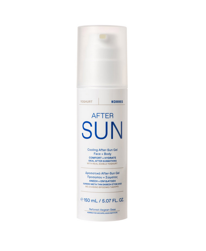 Korres After Sun Gel για Πρόσωπο και Σώμα με Γιαούρτι 150ml