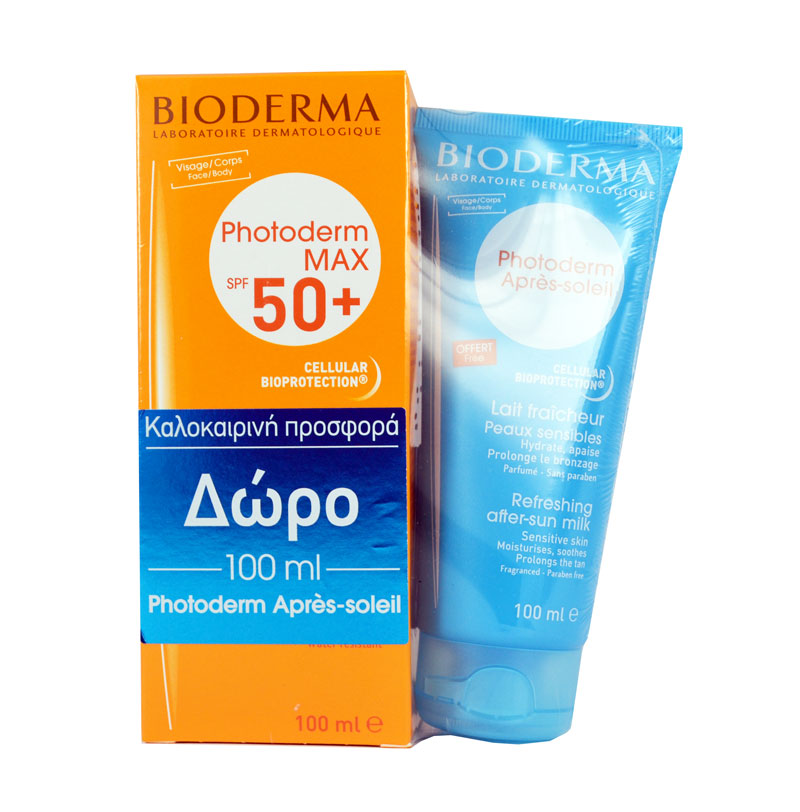 PBIODERMA PHOTODERM MAX LAIT + APRES SOLEIL 100ML FREE