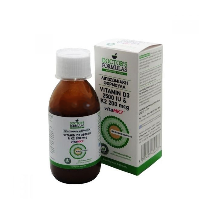 DOCTORS FORMULAS L. VITAMIN D3 2500IU & K2 200mcg 150ML