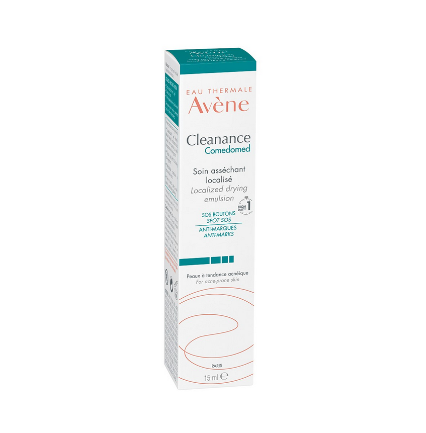 Avene Cleanance Comedomed SOS Spot Γαλάκτωμα Προσώπου για Λιπαρές Μικτές Επιδερμίδες κατά των Ατελειών & της Ακμής 15ml