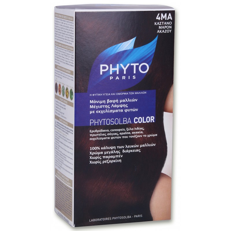 PHYTO 4MA CHATAIN MARRON ACAJOU