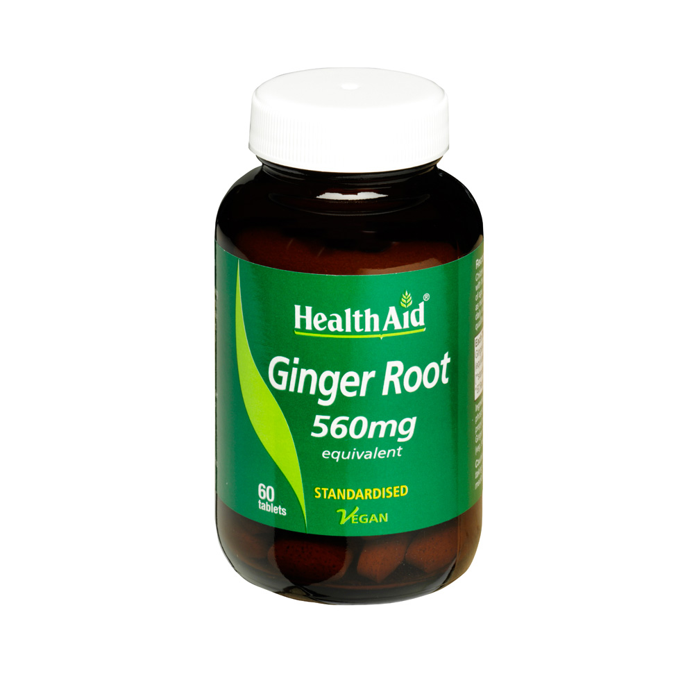 Health Aid Ginger Root 560mg 60 ταμπλέτες