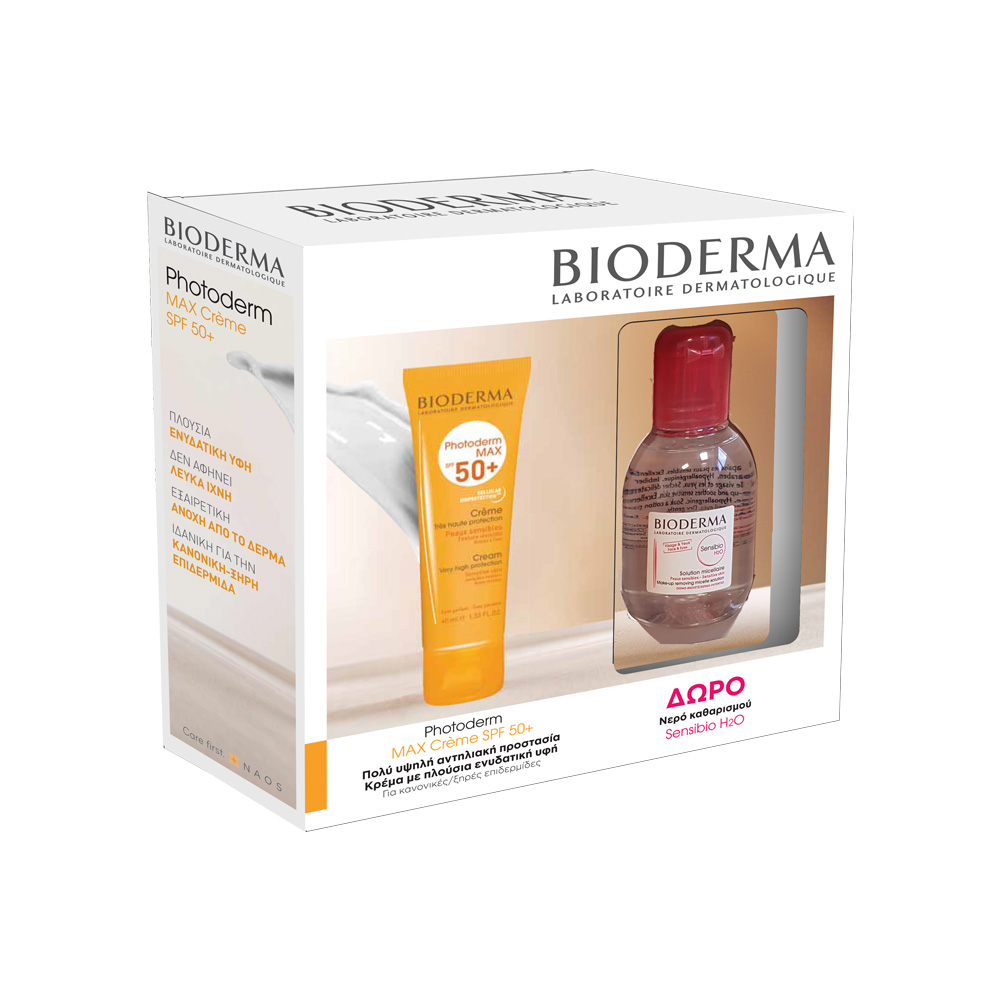 Pbioderma Photoderm Max Creme Natural & Sensibio H2O 100ml