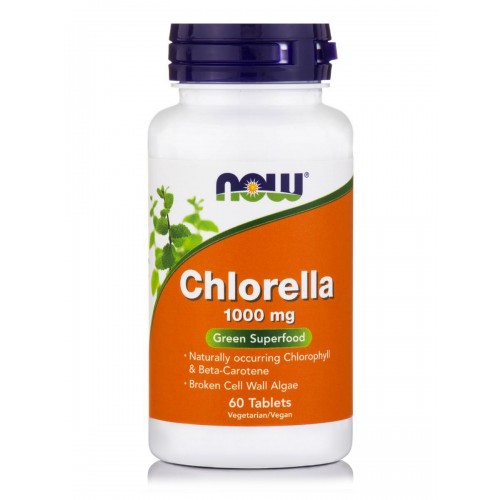 Now Foods Chlorella 1000mg 60 ταμπλέτες