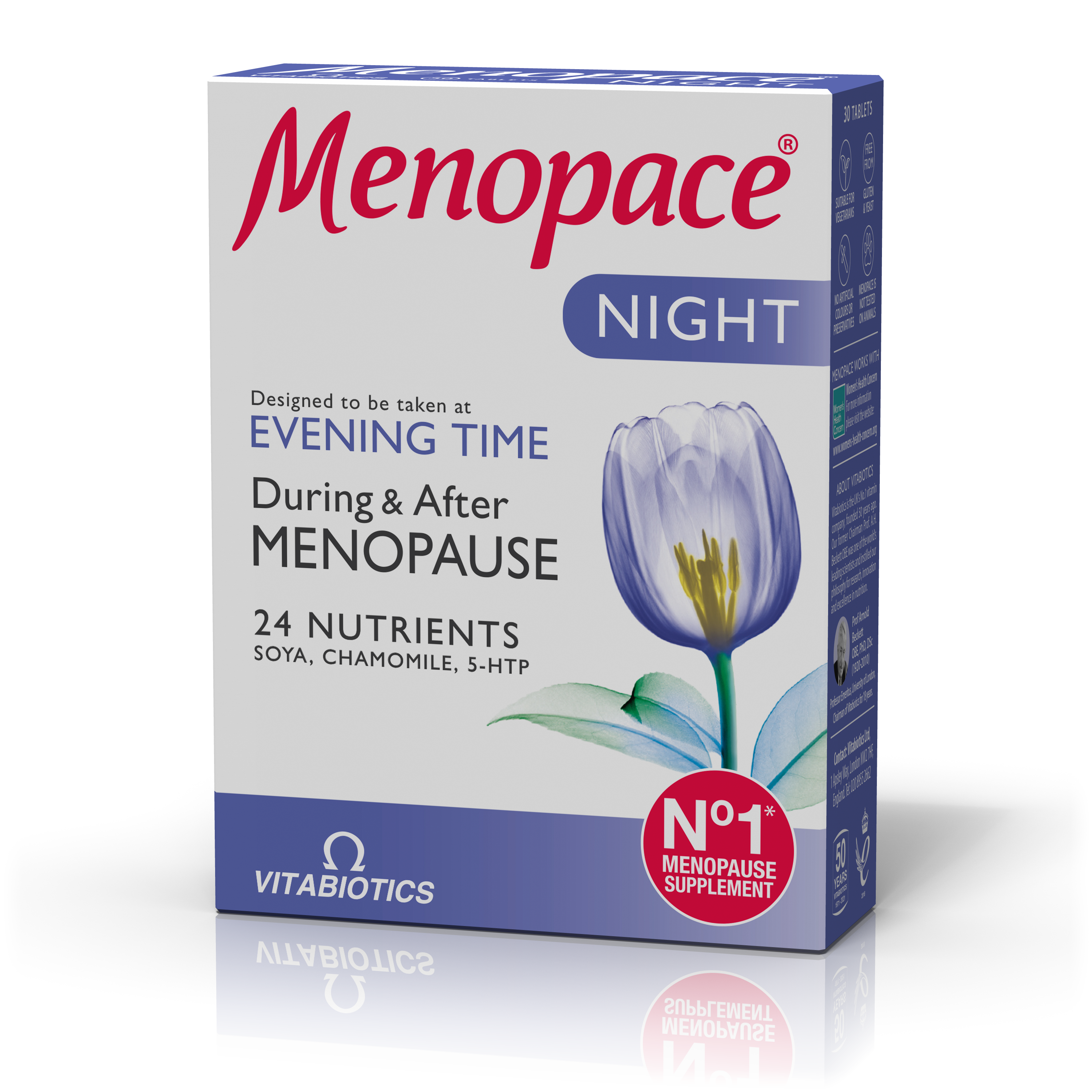 Vitabiotics Menopace Night 30 ταμπλέτες