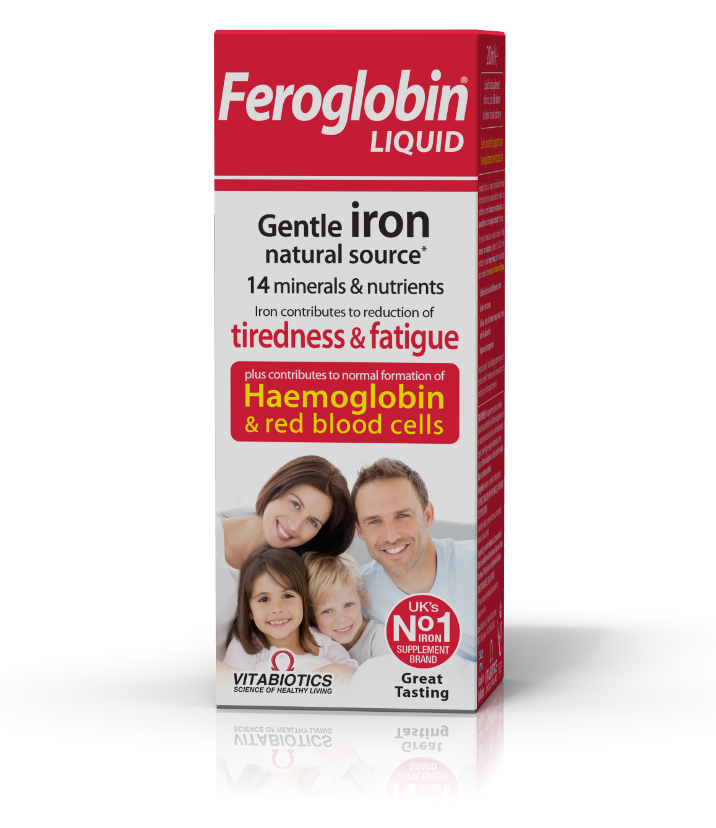 VITABIOTICS FEROGLOBIN B12 ΥΓΡΟΣ ΣΙΔΗΡΟΣ ΜΕ ΣΙΔΗΡΟ,ΒΙΤΑΜΙΝΕΣ Β & ΨΕΥΔΑΡΓΥΡΟ, 200ML