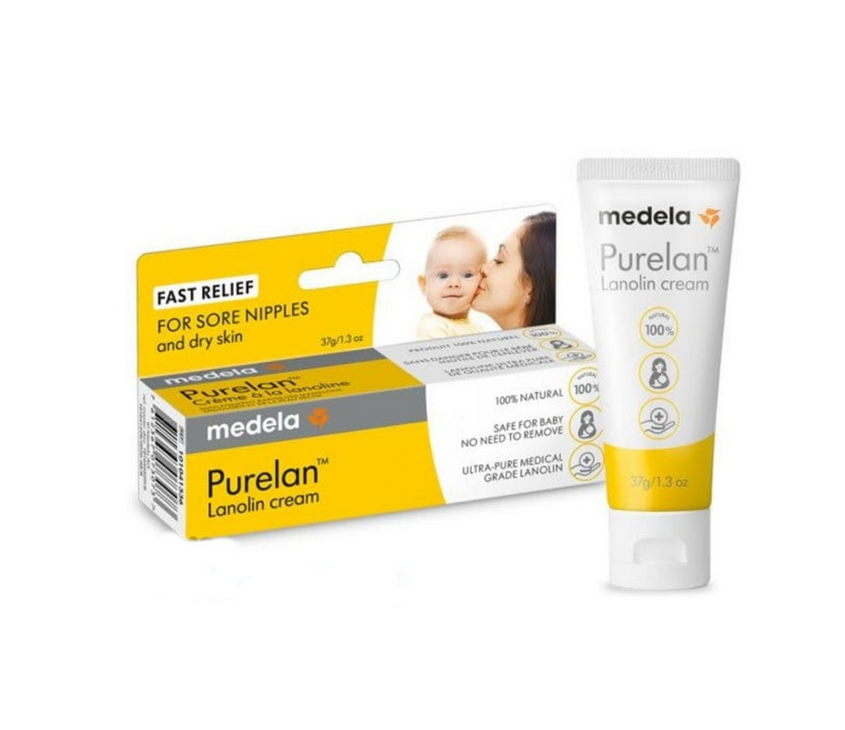 Medela Purelan Fast Relief For Sore Nipples Κρέμα Θηλών με Λανολίνη για Επουλωτική Δράση & Ανακούφιση 37gr