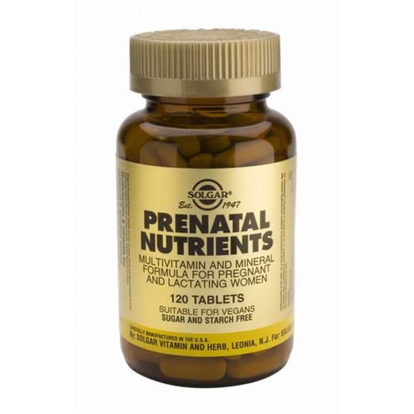 Solgar Prenatal Nutrients 120tabs