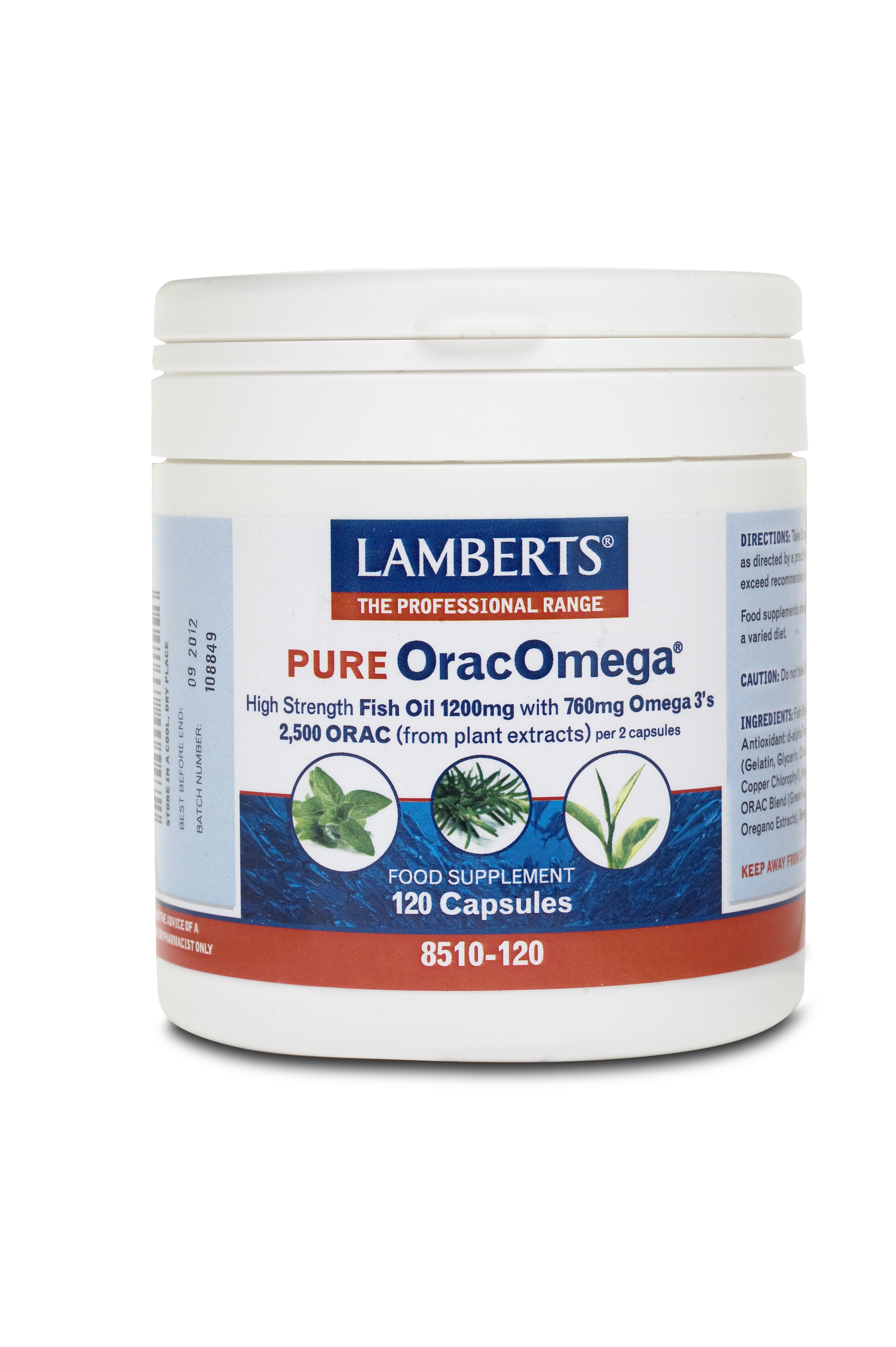 Lamberts Pure Orac Omega Ιχθυέλαιο 120 κάψουλες