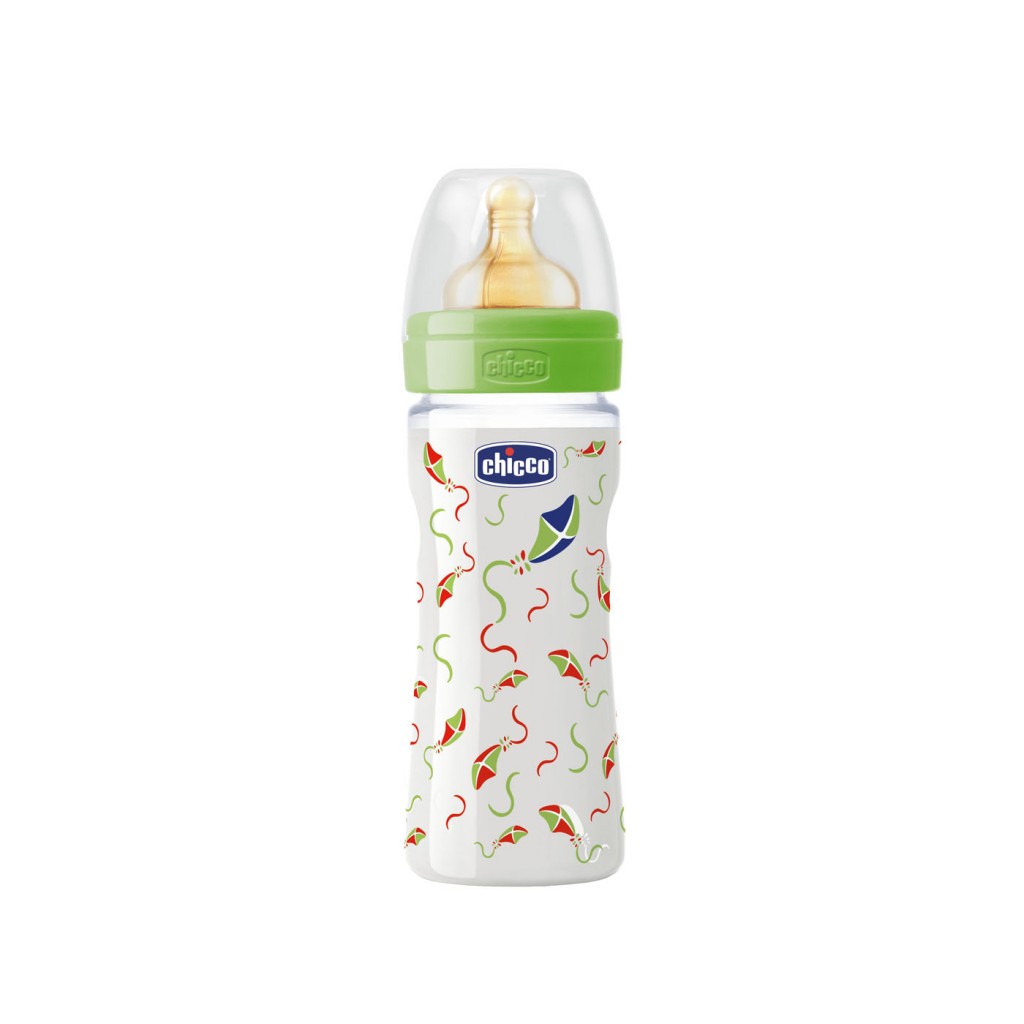 CHICCO ΜΠΙΜΠΕΡΟ NATURE GLASS 240ML ΘΚ 1ΤΡ KITE