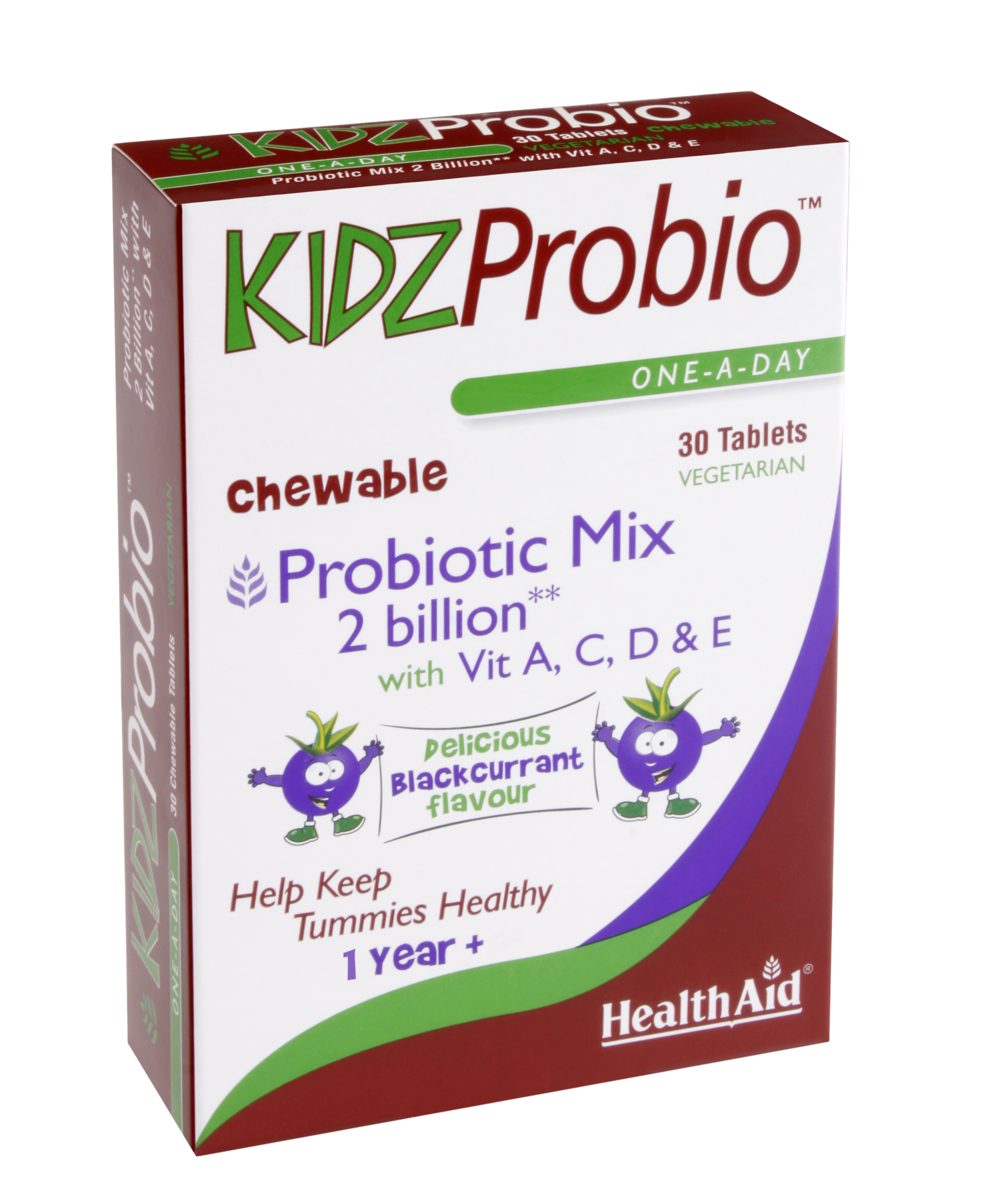 Health Aid KidzProbio Προβιοτικά για Παιδιά 30 ταμπλέτες Blackcurrant