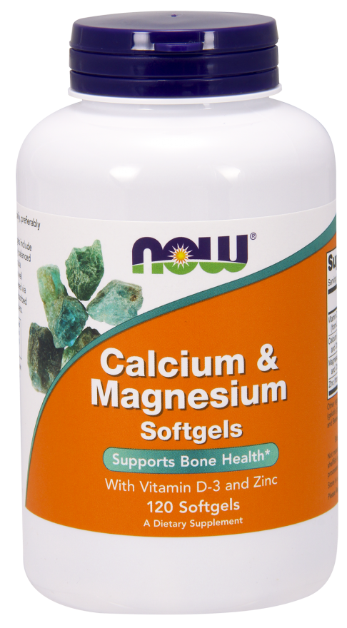 NOW CAL-MAG + D SOFTGELS   120 SGELS