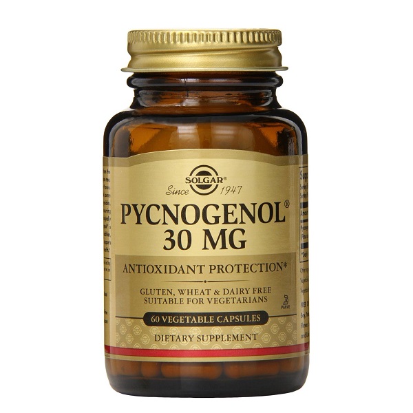 Solgar Pycnogenol 30mg Βελτίωση Κυκλοφοριακού 30veg caps