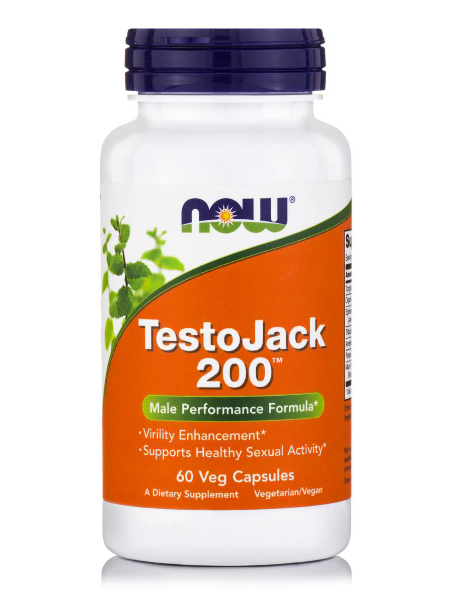 NOW TESTO JACK 200(TM)   EXTRA STRENGTH  60 VCAPS