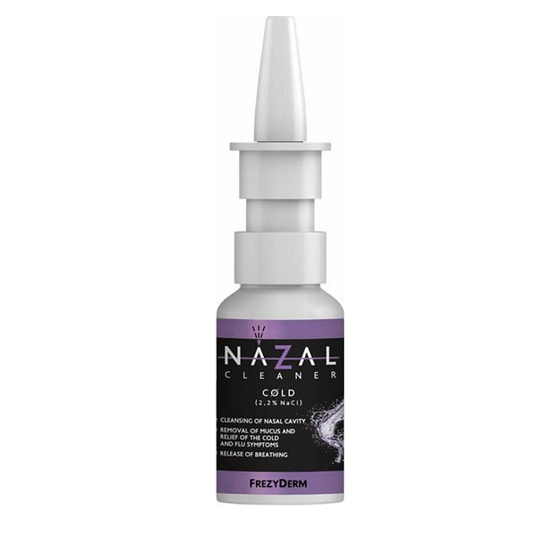 Frezyderm Nazal Cleaner Cold Ρινικό Σπρέι Φυσιολογικός Ορός για Όλη την Οικογένεια 3+ 30ml