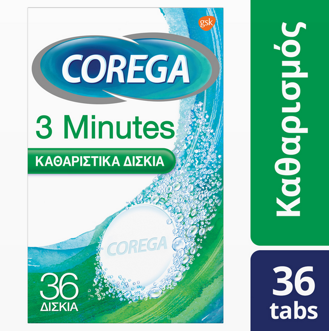 COREGA 3 MINUTES 36 TABS