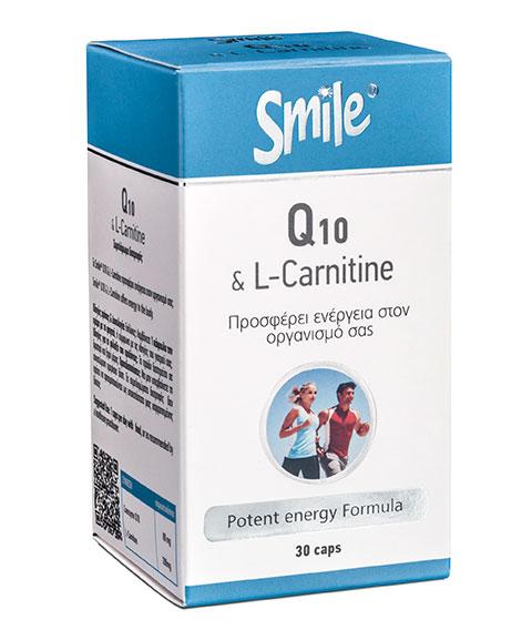 SMILE COENZYME Q10 & L-CARNITINE 30 CAPS