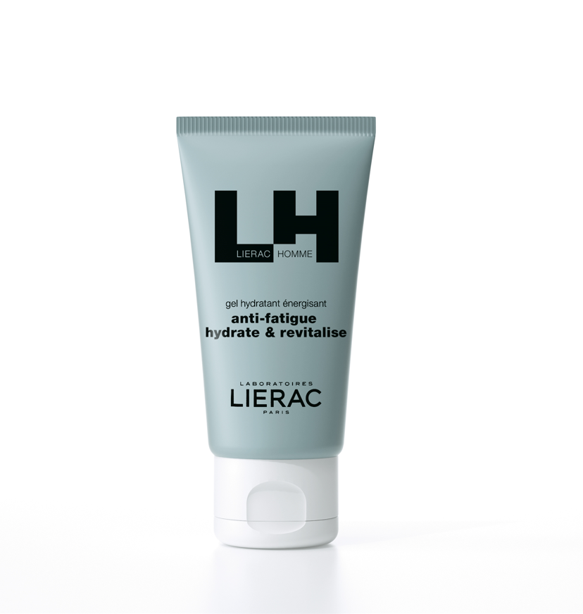 LIERAC Homme Anti-Fatigue Hydrate & Revitalise Ανδρικό Gel Προσώπου για Ενυδάτωση και Αναζωογόνηση 50ml