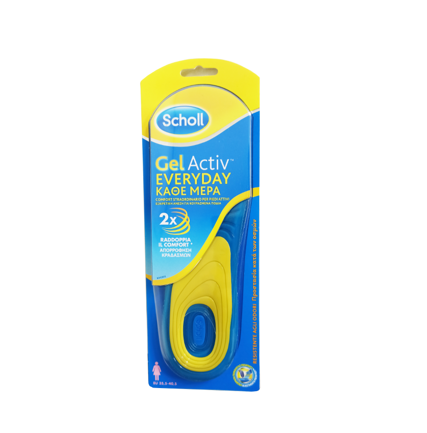 Scholl Gel Activ Everyday Ανατομικοί Πάτοι Παπουτσιών για Γυναίκες 2τμχ