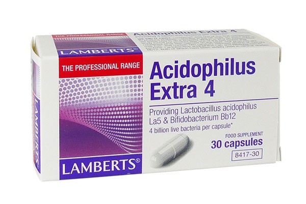 Lamberts Acidophilus Extra 4 Προβιοτικά 30 κάψουλες