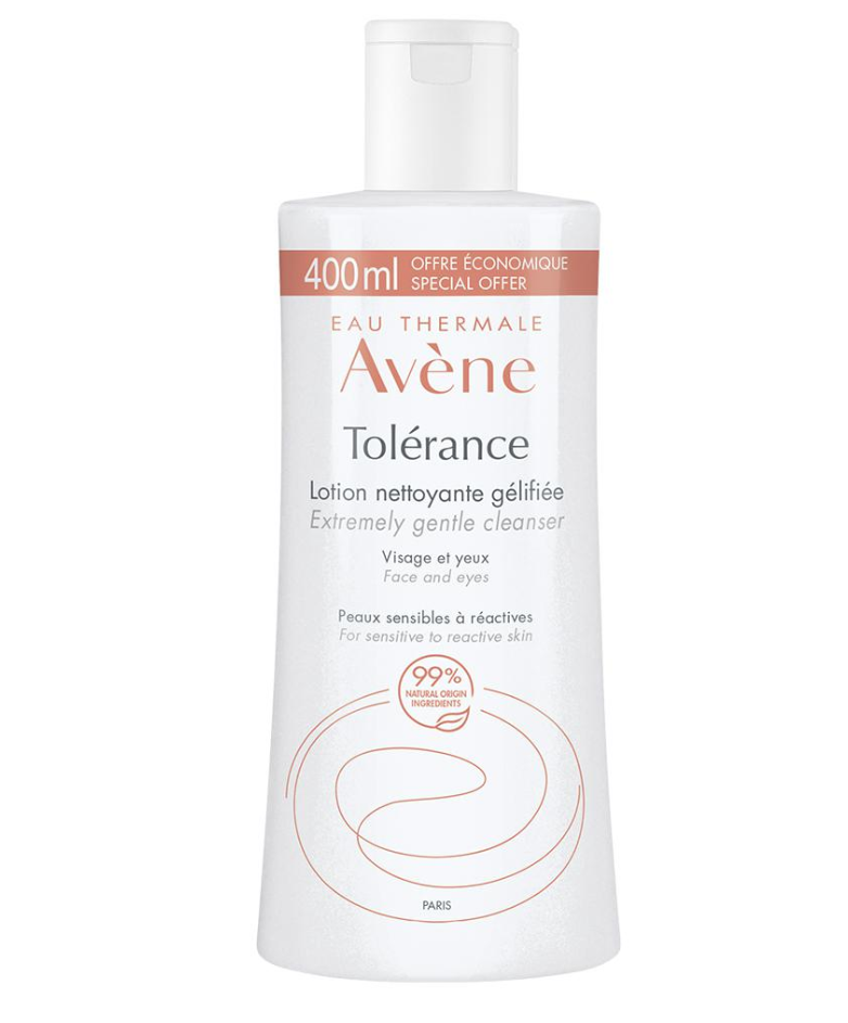 Avene Lotion Καθαρισμού Tolerance Extremely Gentle Cleanser Face & Eyes για Ευαίσθητες Επιδερμίδες 400ml