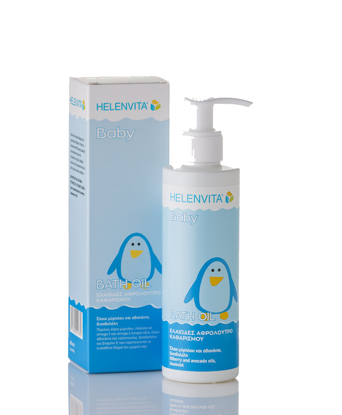 Helenvita Baby Bath Oil 200ml με Αντλία