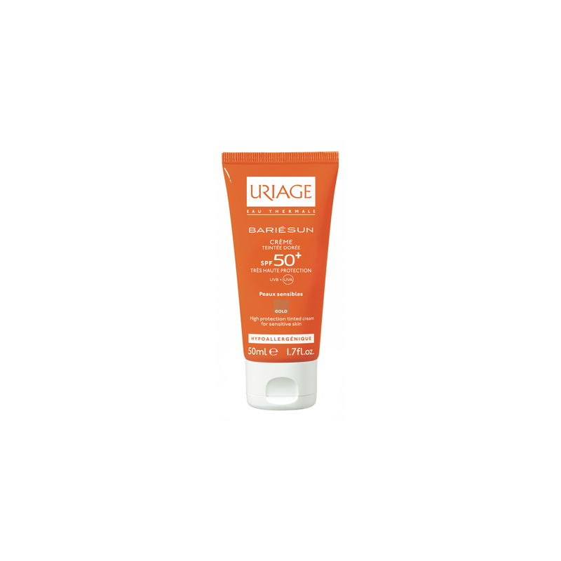 Uriage Bariesun Tinted Cream Dore Αδιάβροχη Αντηλιακή Κρέμα Προσώπου SPF50 με Χρώμα 50ml