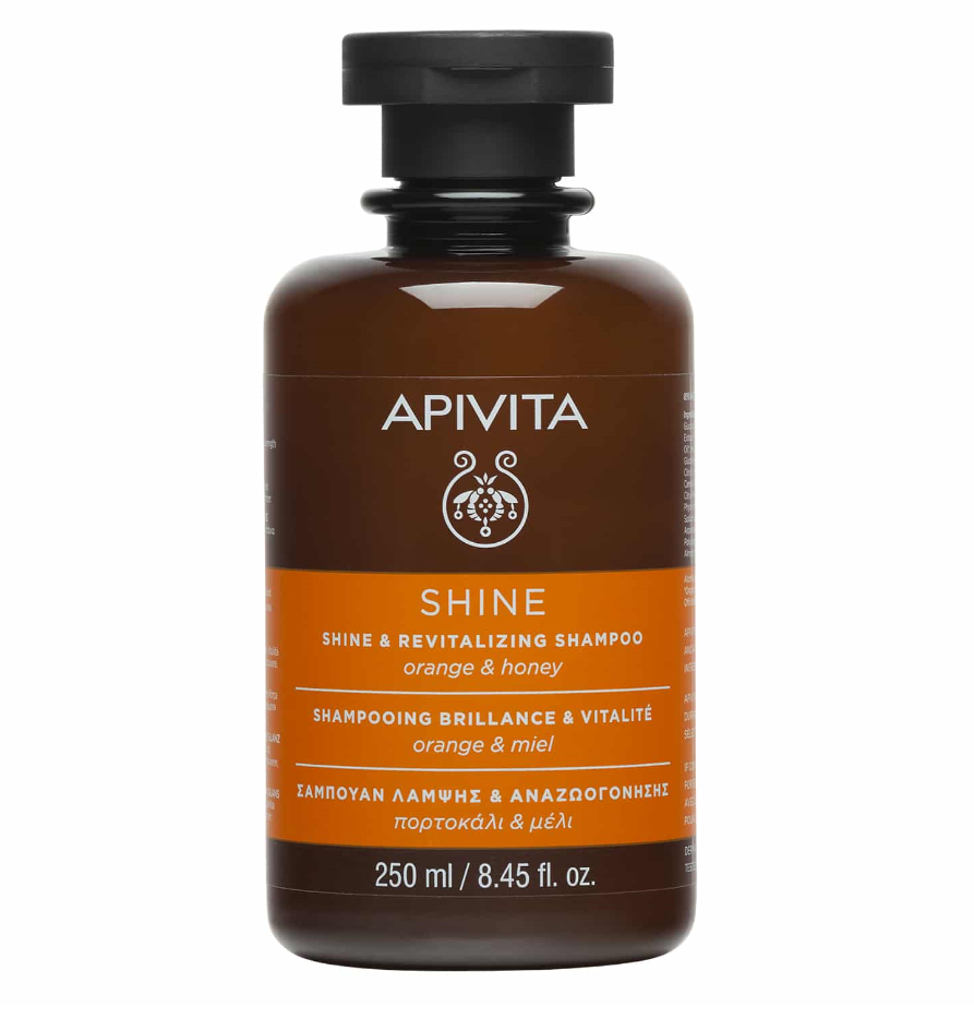 Apivita Shine & Revitalizing Orange Honey Σαμπουάν για Λάμψη για Όλους τους Τύπους Μαλλιών 250ml