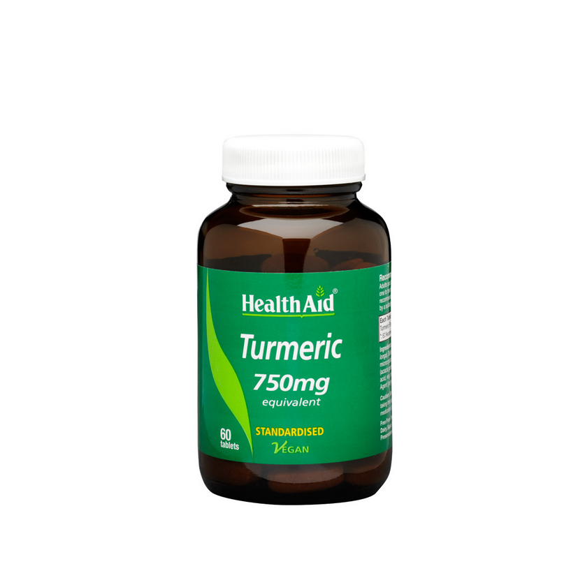 Health Aid Turmeric 750mg 60 ταμπλέτες