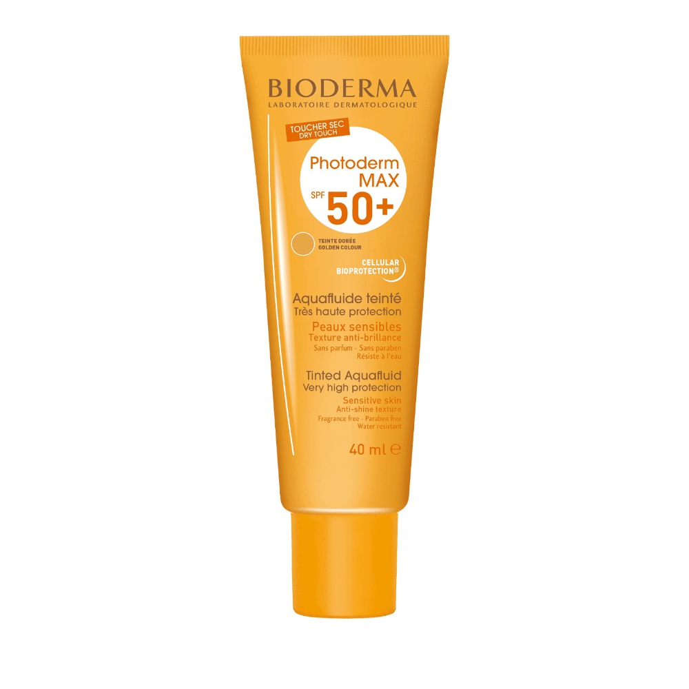 BIODERMA PHOTODERM MAX AQUAFLUIDE TEINTE DOREE SPF 50+ 40ml