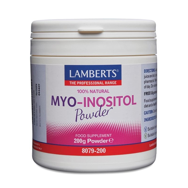 Lamberts Myo Inositol Powder Βιταμίνη 200gr