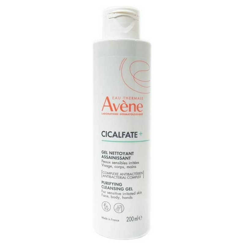 Avene Gel Καθαρισμού Cicalfate Purifying για Ευαίσθητες Επιδερμίδες 200ml