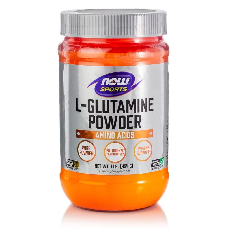 NOW SPORTS L-GLUTAMINE PURE POWDER  1 LB   