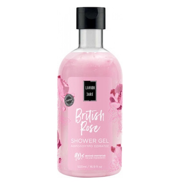 Lavish Care British Rose Shower Gel 500ml