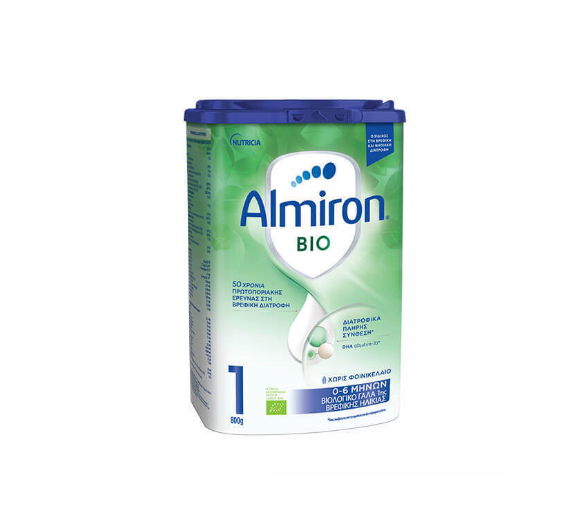 Nutricia Γάλα σε Σκόνη Almiron Bio 1 0m+ 800gr