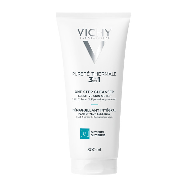 Vichy Γαλάκτωμα Ντεμακιγιάζ Purete Thermale 3 in 1 One Step Cleanser για Ευαίσθητες Επιδερμίδες 300ml