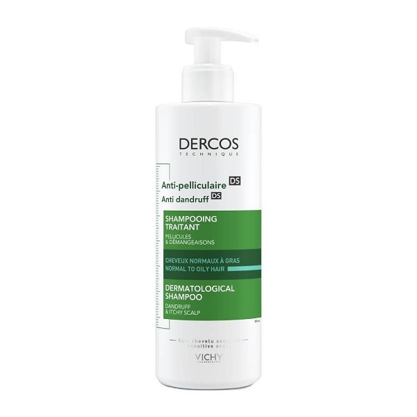 VICHY Dercos Anti Dandruff DS Σαμπουάν κατά της Πιτυρίδας Όλοι οι Τύποι Μαλλιών 390ml