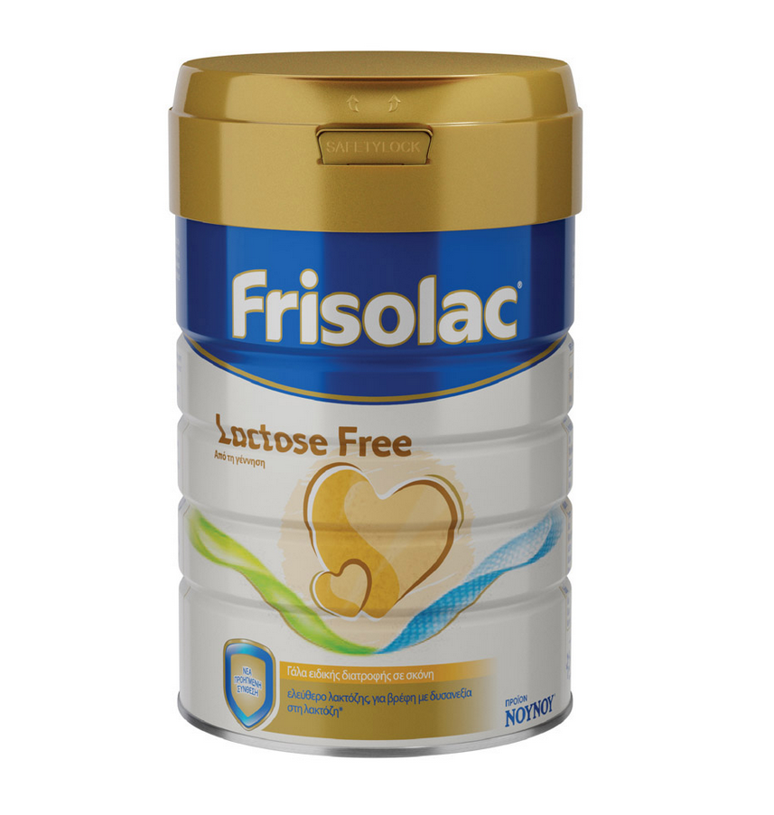 ΝΟΥΝΟΥ Γάλα σε Σκόνη Frisolac Lactose Free 0m+ 400gr