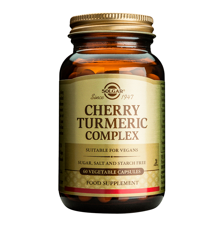 Solgar Cherry Turmeric Complex Ισχυρό Αντιοξειδωτικό Αποτοξινωτικό 60veg caps