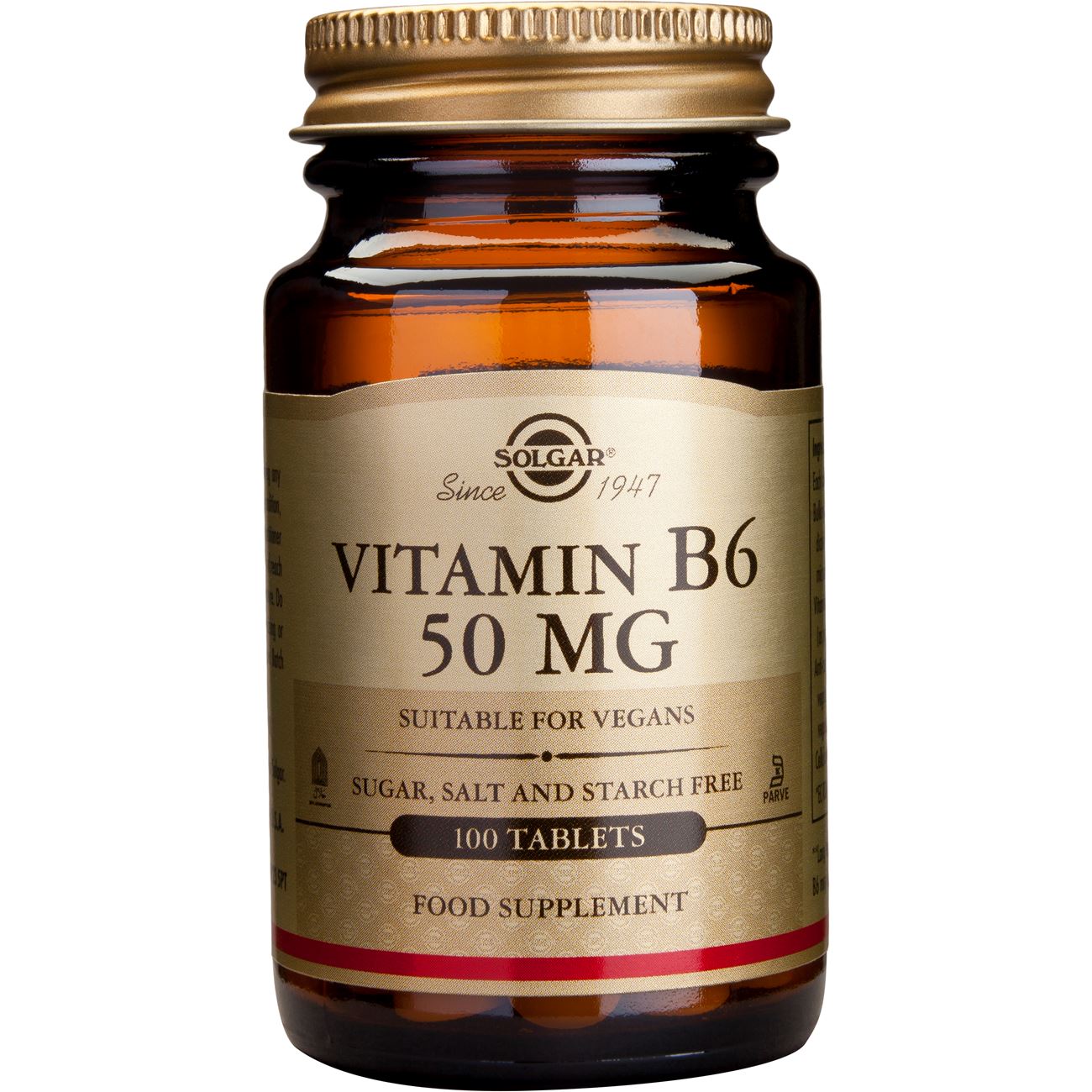 Solgar Vitamin B6 50mg 100tabs