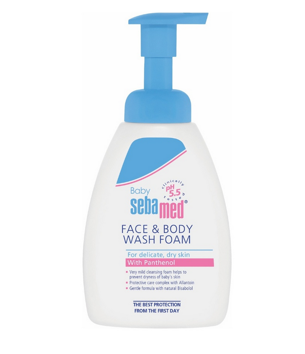 Sebamed Face & Body Wash Foam με Χαμομήλι 400ml με Αντλία